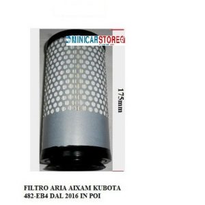 FILTRO ARIA MOTORE Aixam Kubota 400 0.5 500 0.5 D A721 A741 A751 0.4 Diesel  D EUR 18,99 - PicClick IT