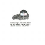 POMPA ACQUA AIXAM LIGIER MICROCAR CHATENET GRECAV CASALINI BELLIER CON MOTORE LOMBARDINI DCI LDW442 / LDW492 – 65845110